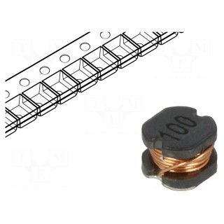 Inductor: wire | SMD | 0403 | 1uH | 2.56A | 0.05Ω