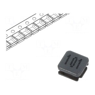 Inductor: wire | SMD | 100uH | 250mA | 2.92Ω | 3x3x1.5mm | ±20%