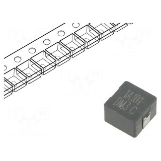 Inductor: wire | SMD | 100uH | Ioper: 1.5A | 240mΩ | ±20% | Isat: 2.7A