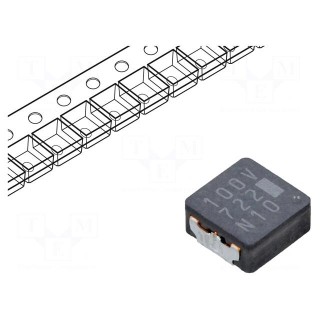 Inductor: wire | SMD | 10uH | 2.9A | 71mΩ | 6.4x6x3mm | ±20% | -55÷155°C