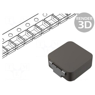 Inductor: wire | SMD | 470nH | Ioper: 26.4A | 2.4mΩ | ±20% | Isat: 42A