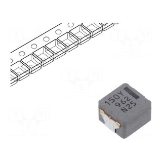 Inductor: wire | SMD | 15uH | 7.2A | 48.2mΩ | ±20% | 8.5x8x5.4mm | ETQP5M