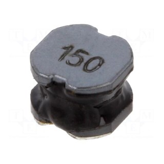 Inductor: wire | SMD | 15uH | Ioper: 1.9A | 95.8mΩ | ±20% | Isat: 2.3A