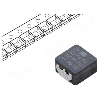Inductor: wire | SMD | 1uH | 7.5A | 9.6mΩ | ±20% | 5.5x5x3mm | -40÷150°C