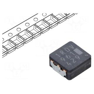 Inductor: wire | SMD | 1uH | 9.9A | 6.2mΩ | 6.4x6x3mm | ±20% | -55÷155°C