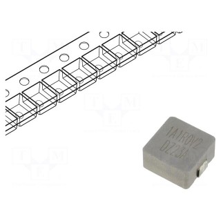 Inductor: wire | SMD | 1uH | Ioper: 28A | 1.49mΩ | ±20% | Isat: 34A
