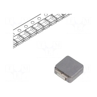 Inductor: wire | SMD | 8.2uH | 4A | 64mΩ | ±20% | 6.47x6.47x3mm | -55÷125°C