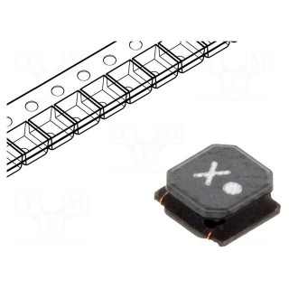 Inductor: wire | SMD | 220uH | Ioper: 170mA | 4Ω | ±20% | Isat: 275mA