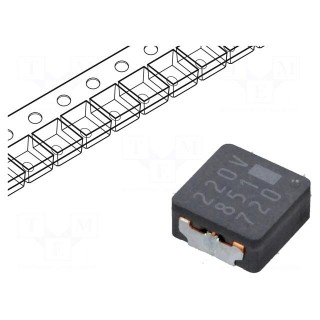 Inductor: wire | SMD | 22uH | 2.2A | 128mΩ | ±20% | 6.4x6x3mm | -40÷150°C