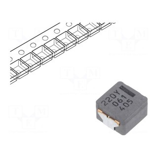 Inductor: wire | SMD | 22uH | 6.9A | 63mΩ | ±20% | 8.5x8x5.4mm | -40÷150°C