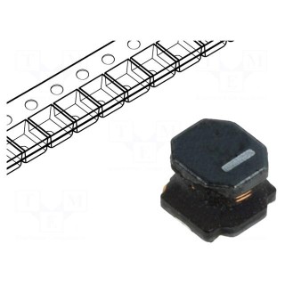 Inductor: wire | SMD | 22uH | Ioper: 1.4A | 126mΩ | ±20% | Isat: 1.5A