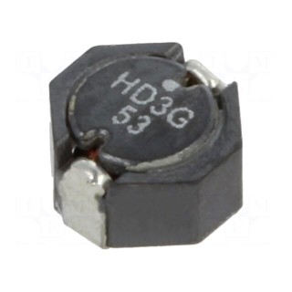 Inductor: wire | SMD | 22uH | Ioper: 810mA | 179mΩ | ±20% | Isat: 940mA