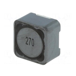Inductor: wire | SMD | 27uH | 4.2A | 41mΩ | 12x12x8mm | ±20% | -40÷85°C
