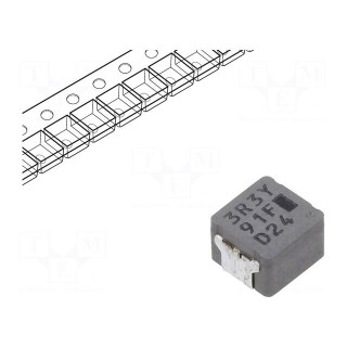Inductor: wire | SMD | 3.3uH | 13.3A | 16.1mΩ | ±20% | 6.5x6x4.5mm | ETQP4M