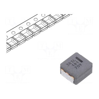 Inductor: wire | SMD | 3.3uH | 26.3A | 6mΩ | ±20% | 10.9x10x6mm | -40÷150°C
