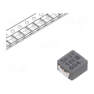 Inductor: wire | SMD | 3.3uH | 8.6A | 31.3mΩ | ±20% | 5.5x5x3mm | -40÷150°C