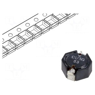Inductor: wire | SMD | 3.3uH | Ioper: 2.26A | 29mΩ | ±20% | Isat: 2.6A