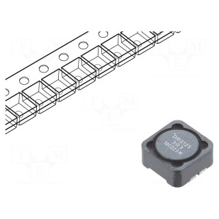 Inductor: wire | SMD | 3.3uH | Ioper: 9.26A | 6.3mΩ | ±20% | Isat: 12.7A