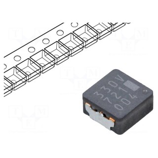 Inductor: wire | SMD | 33uH | 1.7A | 206mΩ | 6.4x6x3mm | ±20% | -55÷155°C