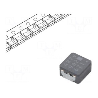Inductor: wire | SMD | 4.7uH | 3.4A | 45.6mΩ | ±20% | 5.5x5x3mm | -40÷150°C