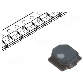 Inductor: wire | SMD | 4.7uH | 670mA | 0.29Ω | ±20% | 2.4x2.4x1mm