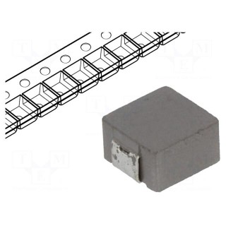 Inductor: wire | SMD | 1uH | Ioper: 7A | 10mΩ | ±20% | Isat: 7.5A | -55÷125°C