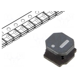Inductor: wire | SMD | 4.7uH | Ioper: 3.7A | 40.3mΩ | ±20% | Isat: 4A