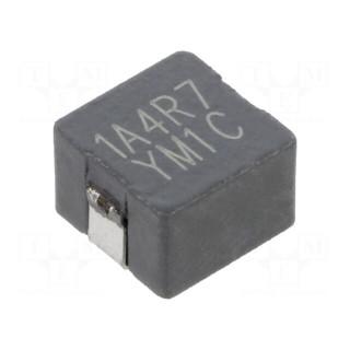 Inductor: wire | SMD | 4.7uH | Ioper: 5.7A | 17mΩ | ±20% | Isat: 10A
