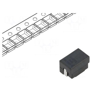 Inductor: wire | SMD | 400nH | Ioper: 42A | Isat: 20A | 11x7.2x7.2mm