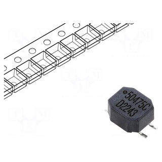 Inductor: wire | SMD | 4700uH | 400mA | 0.7Ω | -30÷50% | 7x5.9x3.6mm | 5000