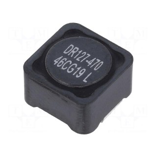 Inductor: wire | SMD | 47uH | Ioper: 2.95A | 71.9mΩ | ±20% | Isat: 5.28A