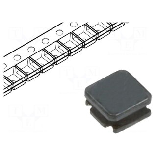 Inductor: wire | SMD | 1.5uH | Ioper: 1.9A | 66mΩ | ±30% | Isat: 1.8A