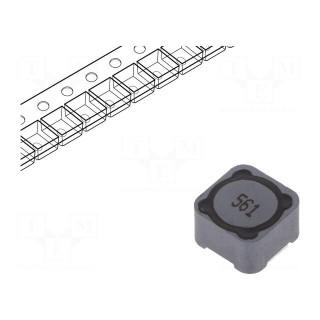 Inductor: wire | SMD | 560uH | 730mA | 1.07Ω | 12x12x8mm | ±20% | -40÷125°C