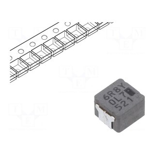 Inductor: wire | SMD | 6.8uH | 10A | 39.3mΩ | ±20% | 6.5x6x4.5mm | ETQP4M