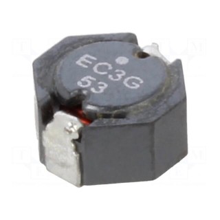 Inductor: wire | SMD | 6.8uH | Ioper: 1.65A | 59mΩ | ±20% | Isat: 1.85A