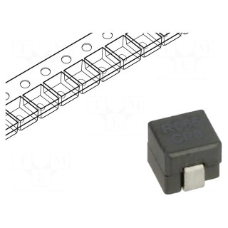 Inductor: wire | SMD | 65nH | Ioper: 40A | Isat: 20A | 4x4x4mm | -40÷125°C