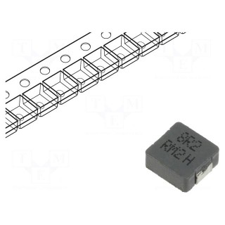 Inductor: wire | SMD | 8.2uH | Ioper: 4A | 64mΩ | ±20% | Isat: 7.5A