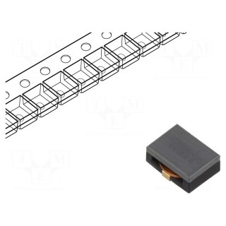 Inductor: wire | SMD | 900nH | Ioper: 14A | 4.6mΩ | ±10% | Isat: 28A