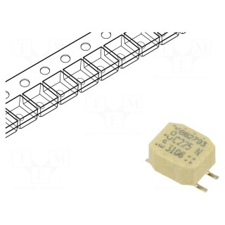 Inductor: wire with current compensation | SMD | 2.2mH | 500mA | ±30%