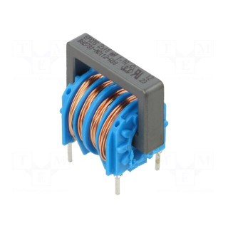 Inductor: common mode | THT | 10mH | 1.1A | 400mΩ | -40÷125°C | ±30%