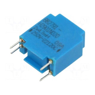 Inductor: common mode | THT | 4.7mH | 900mA | 250mΩ | -40÷125°C | ±30%