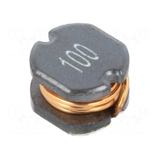 Inductor: wire | SMD | 10uH | 40mΩ | -40÷125°C | ±20% | 2.6A | 7x7.8x5mm