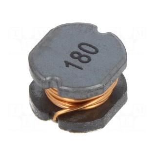 Inductor: wire | SMD | 18uH | 100mΩ | -40÷125°C | ±20% | 1.8A | 7x7.8x5mm