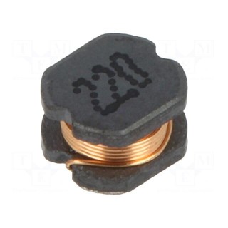 Inductor: wire | SMD | 22uH | 55mΩ | -40÷125°C | ±15% | 3x3.5x2mm | 580mA