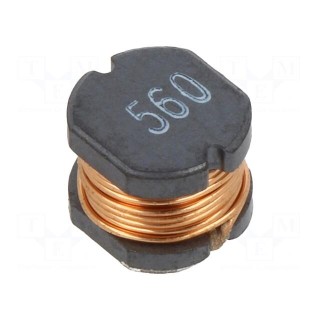 Inductor: wire | SMD | 56uH | 400mΩ | -40÷125°C | ±20% | 5.2x5.8x4.5mm