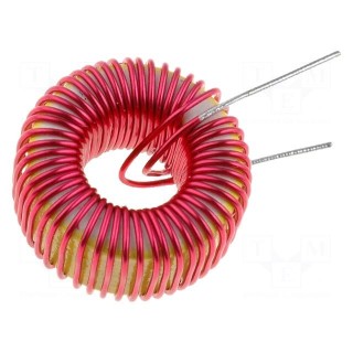 Inductor: wire | THT | 100uH | 0.5A | 140mΩ