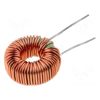 Inductor: wire | THT | 100uH | 100mΩ | 3A