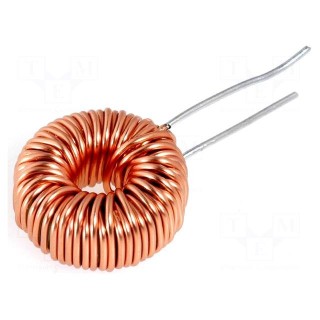 Inductor: wire | THT | 100uH | 65mΩ | 6A