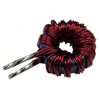 Inductor: wire | THT | 10uH | 6A | 13.9mΩ
