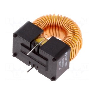 Inductor: wire | THT | 150uH | 3A | 100mΩ | ±20% | vertical